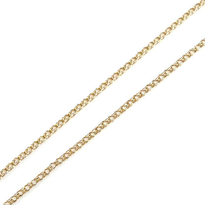 K18YG イエローゴールド デザイン ネックレス 1.1g 40cm レディース【中古】