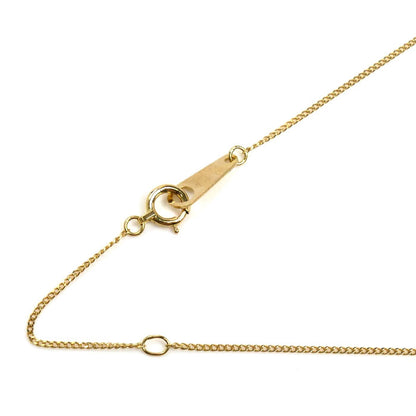 K18YG イエローゴールド ネックレス 喜平2面カット 1.1g 41cm【中古】