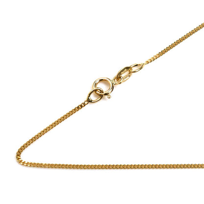 K18YG イエローゴールド ネックレス 喜平2面カット 1.6g 40cm【中古】