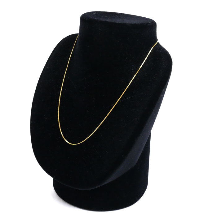 K18YG イエローゴールド ネックレス 喜平2面カット 1.6g 40cm【中古】