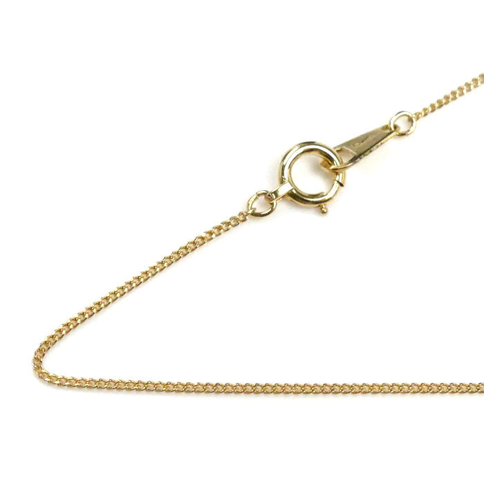 K18YG イエローゴールド ネックレス 喜平2面カット 1.3g 40cm【中古】