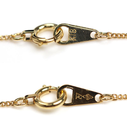 K18YG イエローゴールド ネックレス 喜平2面カット 1.3g 40cm【中古】