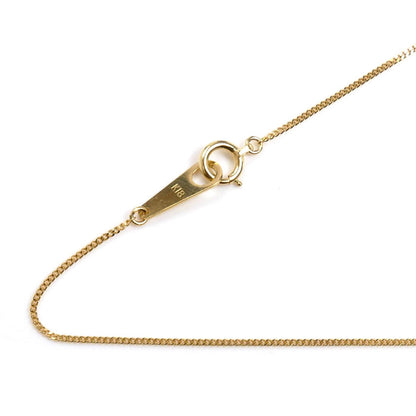 K18YG イエローゴールド ネックレス 喜平2面カット 1.4g 40cm【中古】