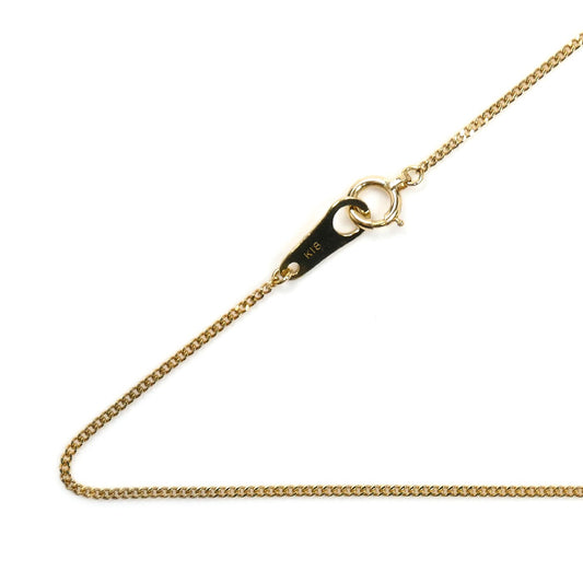 K18YG イエローゴールド ネックレス 喜平2面カット 1.8g 40cm【中古】