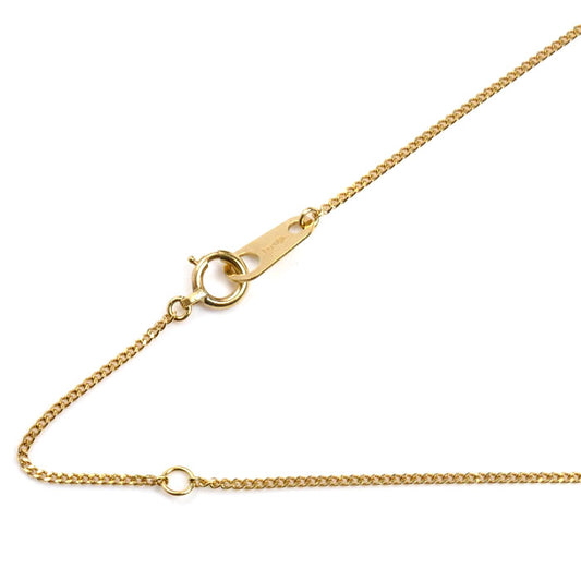 K18YG イエローゴールド ネックレス 喜平2面カット 1.7g 40cm【中古】