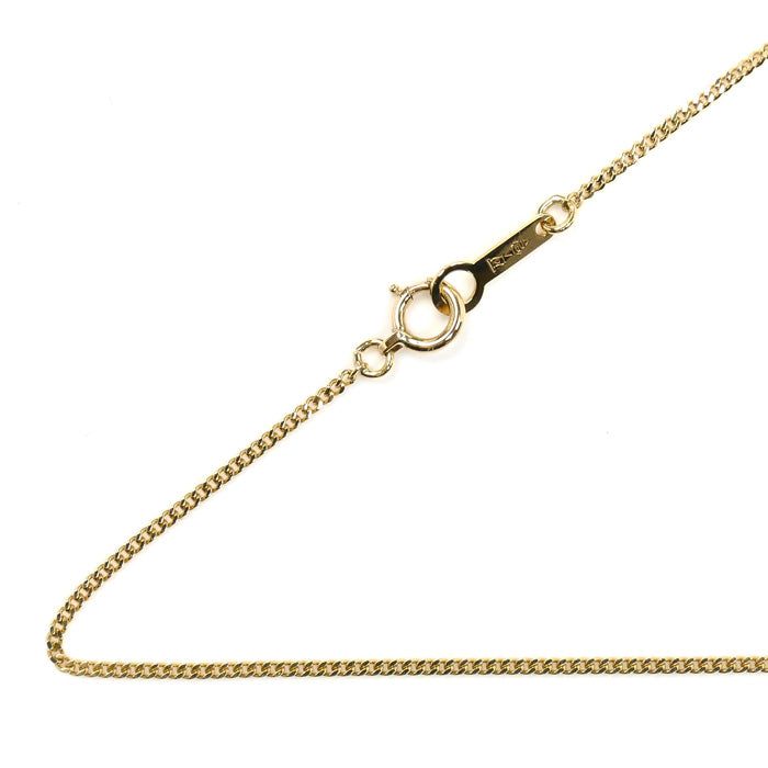 K18YG イエローゴールド ネックレス 喜平2面カット 2.2g 40cm【中古】