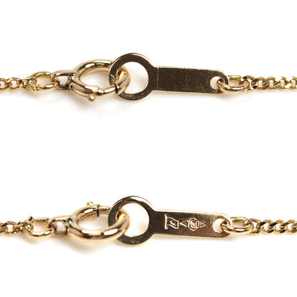 K18YG イエローゴールド ネックレス 喜平2面カット 2.2g 40cm【中古】