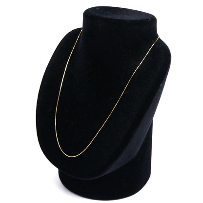 K18PG ピンクゴールド ネックレス ベネチアン 2.2g ~45cm フリーチェーン レディース【中古】