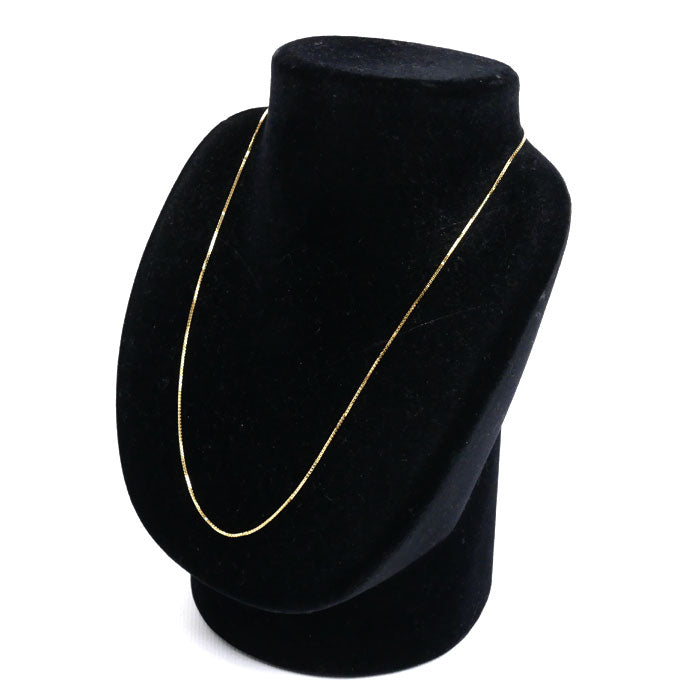 K18YG イエローゴールド ネックレス ベネチアン 3.7g ~45cm フリーチェーン レディース【中古】