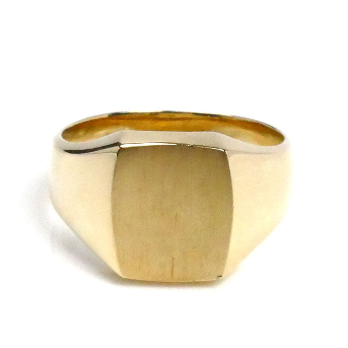 K18YG イエローゴールド 印台 リング・指輪 19号 12.5g メンズ【中古】