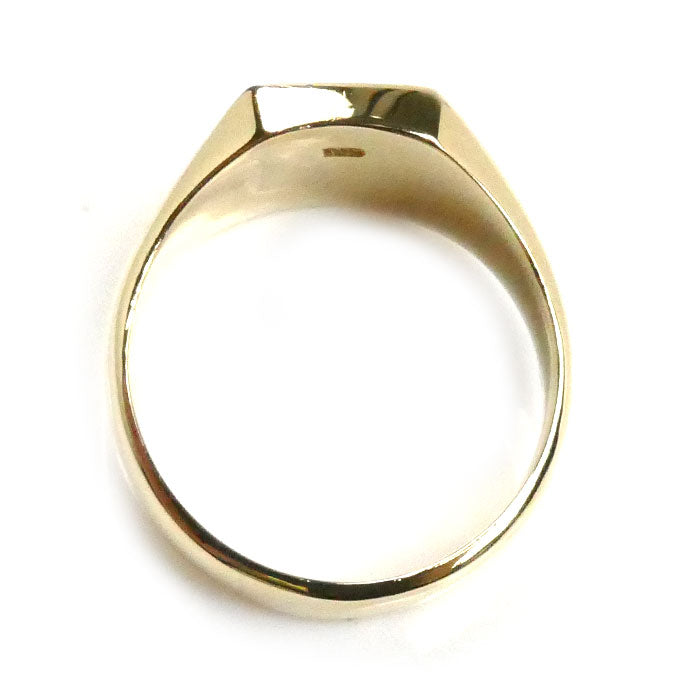 K18YG イエローゴールド 印台 リング・指輪 19号 12.5g メンズ【中古】