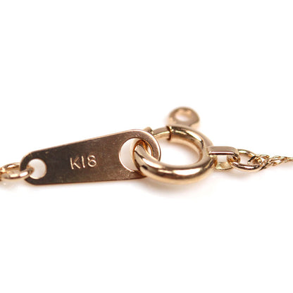 K18PG ピンクゴールド ネックレス スクリュー 0.8g 45cm レディース【中古】