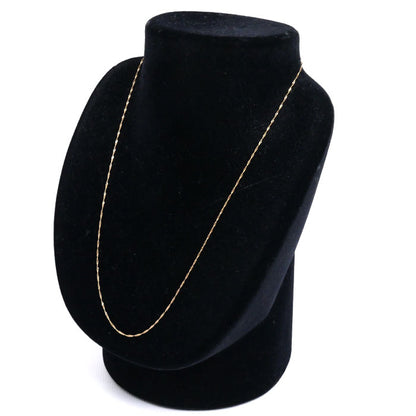 K18PG ピンクゴールド ネックレス スクリュー 0.8g 45cm レディース【中古】