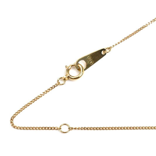 K18YG イエローゴールド ネックレス 喜平2面カット 1.2g 40cm【中古】