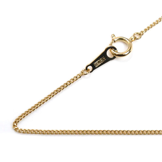 K18YG イエローゴールド ネックレス 喜平2面カット 2.2g 40cm【中古】