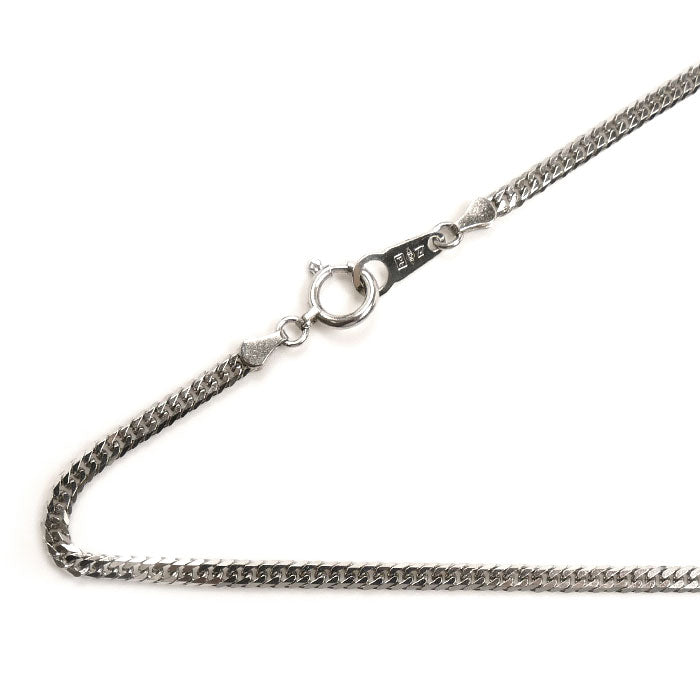 Pt850プラチナ ネックレス 喜平6面Wカット 10.2g 60cm ユニセックス【中古】