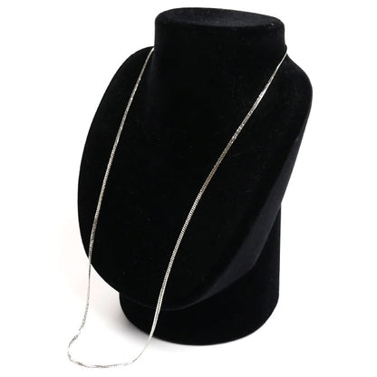 Pt850プラチナ ネックレス 喜平6面Wカット 10.2g 60cm ユニセックス【中古】