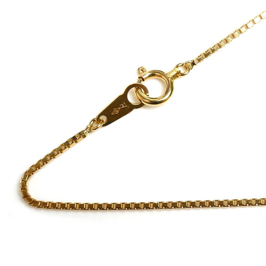 K18YG イエローゴールド ネックレス ベネチアン 3.9g 42cm レディース【中古】