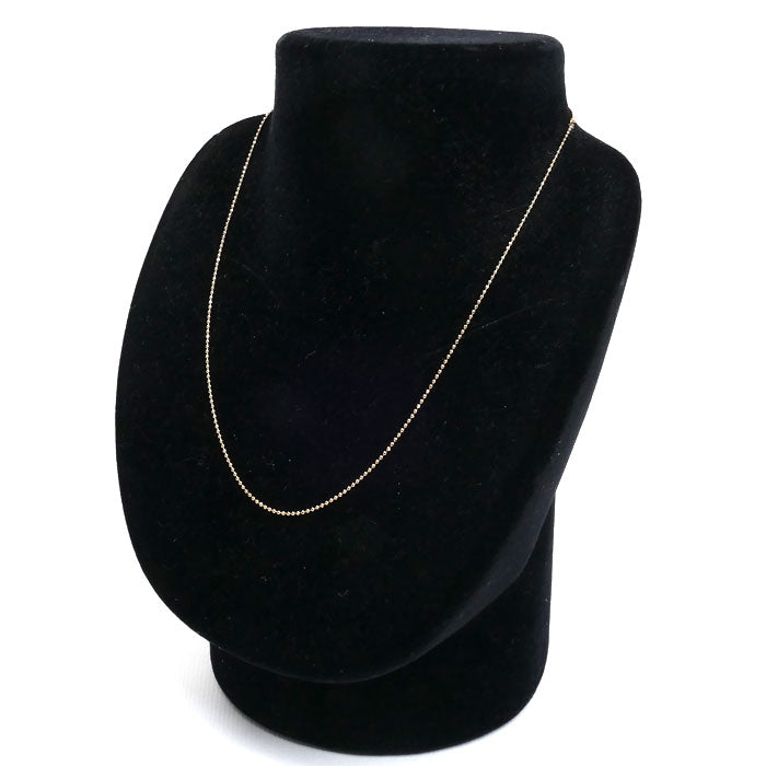 K18PG ピンクゴールド ネックレス ボール 2.5g 40cm レディース【中古】【美品】