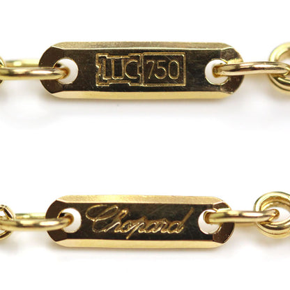 Chopard ショパール K18YG イエローゴールド ネックレス 小豆 7.7g 42cm レディース【中古】