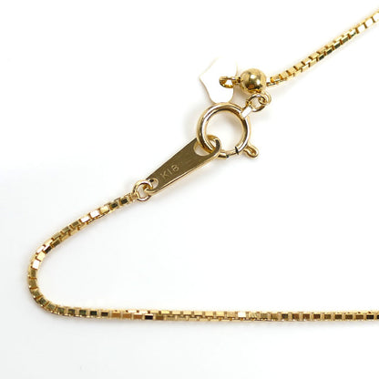 K18YG イエローゴールド ネックレス ベネチアン 4.9g ～50cm フリーチェーン レディース【中古】