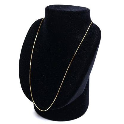 K18YG イエローゴールド ネックレス ベネチアン 4.9g ～50cm フリーチェーン レディース【中古】