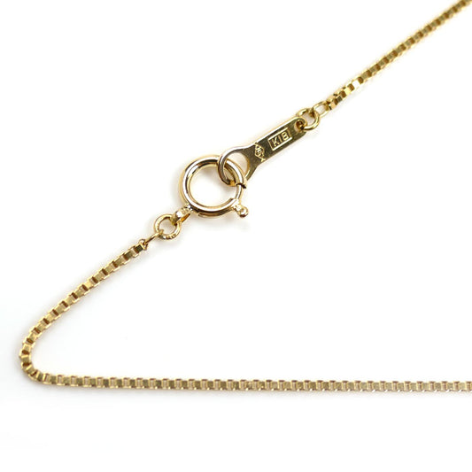 K18YG イエローゴールド ネックレス ベネチアン 3.0g 40cm レディース【中古】