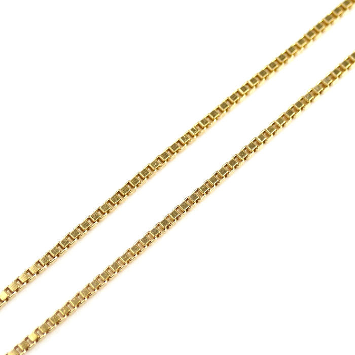 K18YG イエローゴールド ネックレス ベネチアン 3.0g 40cm レディース【中古】