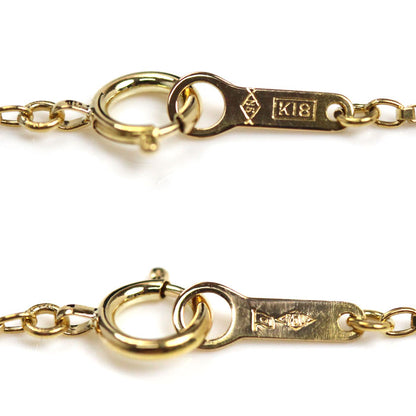 K18YG イエローゴールド ネックレス ベネチアン 3.0g 40cm レディース【中古】