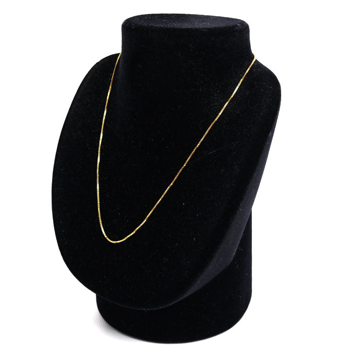 K18YG イエローゴールド ネックレス ベネチアン 3.0g 40cm レディース【中古】