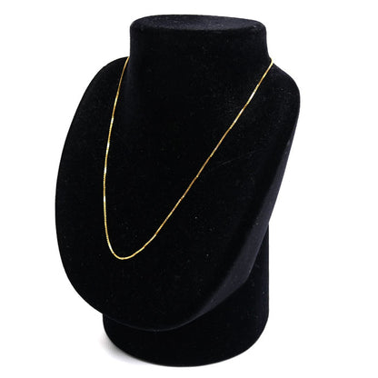 K18YG イエローゴールド ネックレス ベネチアン 3.0g 40cm レディース【中古】