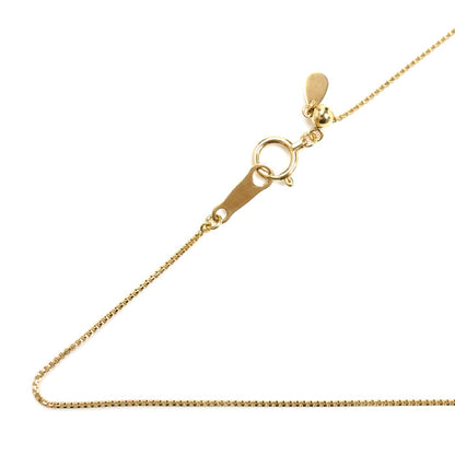 K18YG イエローゴールド ネックレス ベネチアン 2.5g ～45cm フリーチェーン レディース【中古】