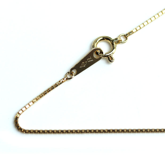 K18YG イエローゴールド ネックレス ベネチアン 2.3g 40cm レディース【中古】