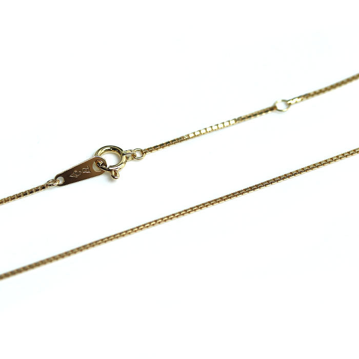 K18YG イエローゴールド ネックレス ベネチアン 2.3g 40cm レディース【中古】