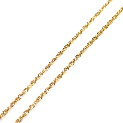 K18YG イエローゴールド ネックレス スクリュー 2.4g 40cm レディース【中古】