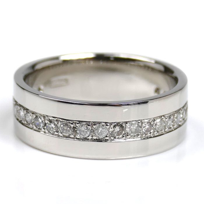 Pt900プラチナ リング・指輪 ダイヤモンド0.77ct 24号 18.1g メンズ【中古】【美品】