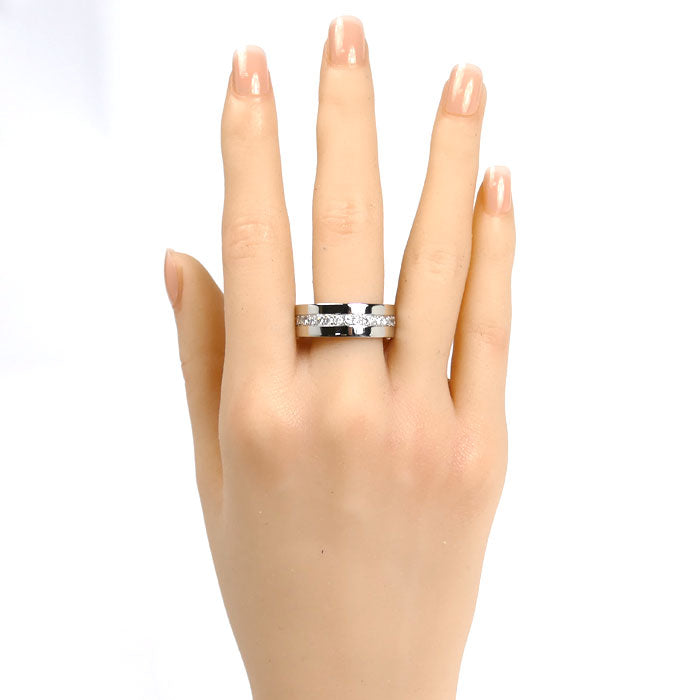 Pt900プラチナ リング・指輪 ダイヤモンド0.77ct 24号 18.1g メンズ【中古】【美品】