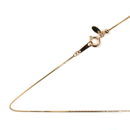 K18PG ピンクゴールド ネックレス ベネチアン 1.3g ~45cm フリーチェーン レディース【中古】