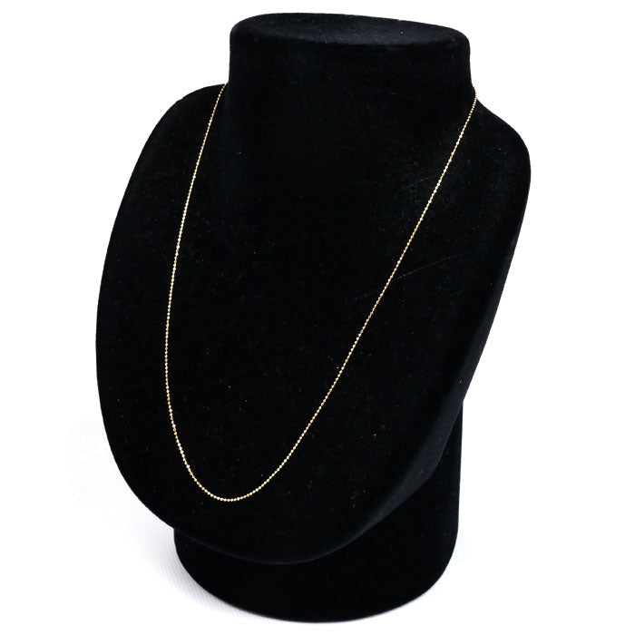 K18PG ピンクゴールド ネックレス ボール 2.2g ~45cm レディース【中古】