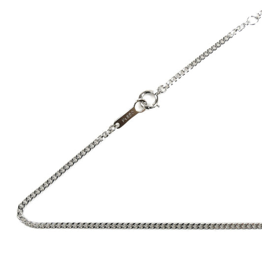 Pt850プラチナ ネックレス 喜平2面カット 4.3g 40cm レディース【中古】