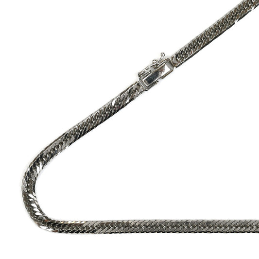 Pt850プラチナ ネックレス 喜平8面トリプルカット 30.4g 50cm メンズ【中古】