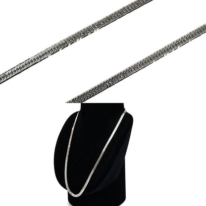 Pt850プラチナ ネックレス 喜平8面トリプルカット 30.4g 50cm メンズ【中古】