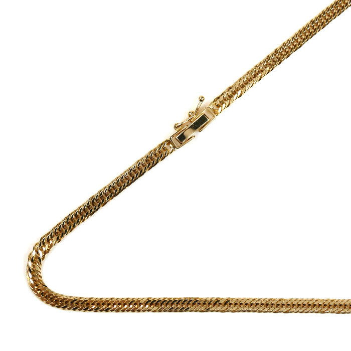 K18YG イエローゴールド ネックレス 喜平12面トリプルカット 12.1g 50cm メンズ【中古】