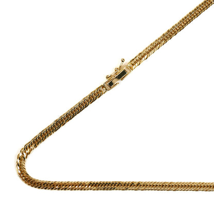 K18YG イエローゴールド ネックレス 喜平12面トリプルカット 12.1g 50cm メンズ【中古】