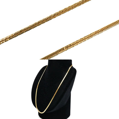 K18YG イエローゴールド ネックレス 喜平12面トリプルカット 12.1g 50cm メンズ【中古】