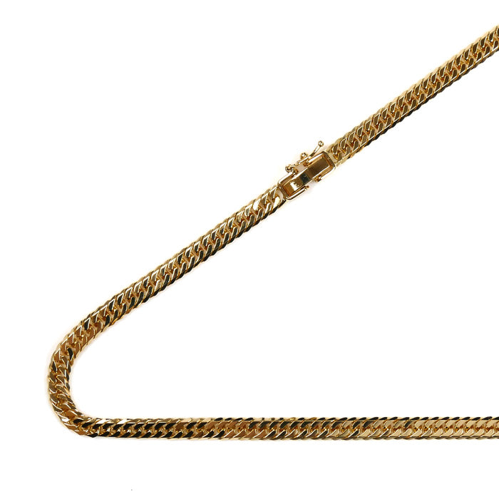 K18YG イエローゴールド ネックレス 喜平6面Wカット 20.2g 60cm メンズ【中古】