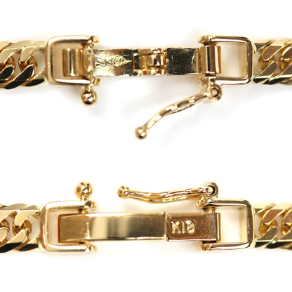 K18YG イエローゴールド ネックレス 喜平6面Wカット 20.2g 60cm メンズ【中古】