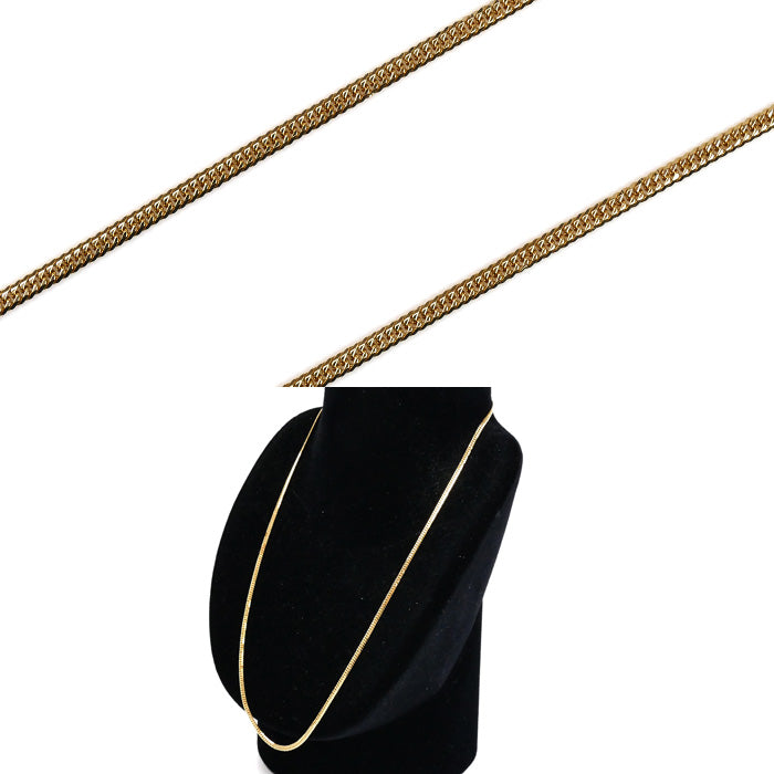 K18YG イエローゴールド ネックレス 喜平6面Wカット 10.2g 50cm ユニセックス【中古】