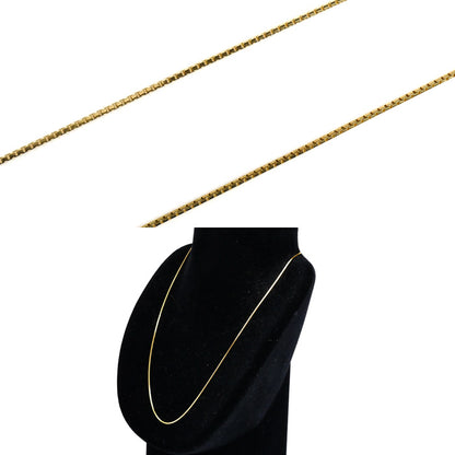 K18YG イエローゴールド ネックレス ベネチアン 3.3g ～45cm フリーチェーン レディース【中古】