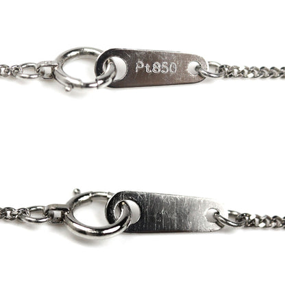 Pt850プラチナ ネックレス 喜平2面カット 3.0g 40cm レディース【中古】